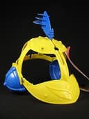 RARE VINTAGE SPACE SCOUT MISSILE HELMET ROBOT RENWAL with ORIGINAL HEADER CARD