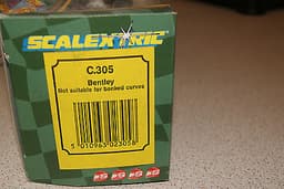 SCALEXTRIC BENTLEY C 305 CHROME