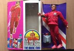 Six Million Dollar Man Boxed Kenner Beauties.1975-77 Jamie Maskatron Oscar Steve