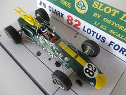 Slot Indy by Ostorero Lotus 38 Indianapolis 500, Jim Clarke 1965 - MB