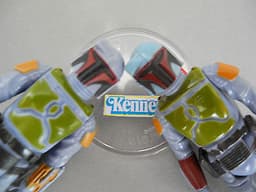 STAR WARS VINTAGE BOBA FETT TAIWAN BLUE PAINTED HELMET VARIANT NEAR MINT