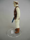 STAR WARS VINTAGE REBEL SOLDIER PBP DARK BROWN WHITE FACE WITH METALLIC PBP GUN