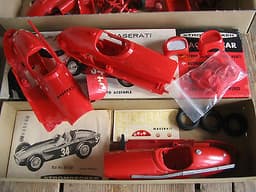 STROMBECKER 1/24 MASERATI & LANCIA FERRARI slot car body kits. MONOGRAM COX