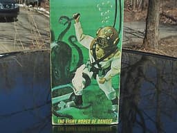 SUPER RARE GI JOE 7910 ADVENTURES OF GI JOE AQUANAUT ORIGINAL 1969 RED TOP BOX