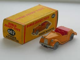 Superb Dublo Dinky 062 Singer Roadster In Mint Original Box