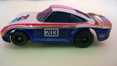 Tomy Aurora AFX Porsche #203 HO Scale Slot Car