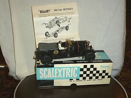 Triang Scalextric Bentley C64, 1960\'s, Boxed, Used, Orginal Leaflet, Supercharge