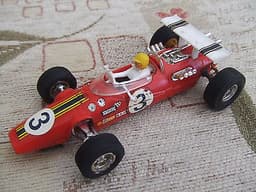 Very Rare Vintage Scalextric C8 Lotus Indianapolis RED.