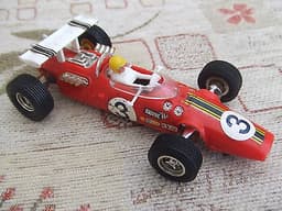 Very Rare Vintage Scalextric C8 Lotus Indianapolis RED.