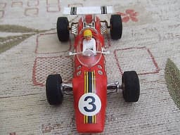 Very Rare Vintage Scalextric C8 Lotus Indianapolis RED.