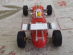 Very Rare Vintage Scalextric C8 Lotus Indianapolis RED.