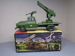 VILMER DENMARK 457 VINTAGE 1950\'S CHEVROLET MILITARY CANNON TRUCK VERY RARE MIB