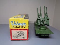 VILMER DENMARK 457 VINTAGE 1950\'S CHEVROLET MILITARY CANNON TRUCK VERY RARE MIB