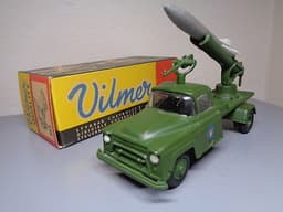 VILMER DENMARK 462 VINTAGE 1950\'S CHEVROLET MILITARY ROCKET TRUCK VERY RARE MIB