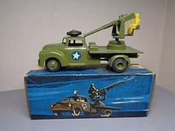 VILMER DENMARK No 461 VINTAGE 1950\'S DODGE MILITARY CANNON TRUCK VERY RARE MIB