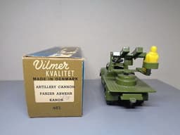 VILMER DENMARK No 461 VINTAGE 1950\'S DODGE MILITARY CANNON TRUCK VERY RARE MIB