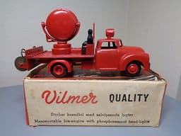 VILMER DENMARK No 470 VINTAGE 1950\'S DODGE SEARCH-LIGHTING TRUCK VERY RARE NMIB
