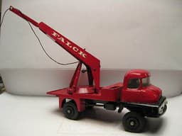 VILMER DENMARK -RARE ITEM- THAMES TRADES TRUCK W/CRANE . FALCK DECALS.1960\'S