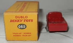 VINTAGE DINKY DUBLO MORRIS PICK UP No 065 - RED (GPW) - EXCELLENT PLUS BOXED