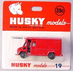 Vintage HUSKY #19 COMMER WALK THRO\' VAN - GREAT BRITAIN - MIP - 1960s
