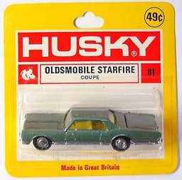 Vintage HUSKY #81 OLDSMOBILE STARFIRE - GREAT BRITAIN - MIP - 1960s