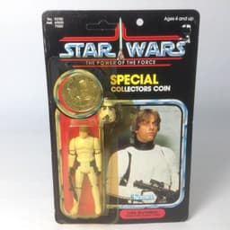 Vintage Kenner Star Wars Figure SOC - Last 17 POTF Luke Stormtrooper & Coin