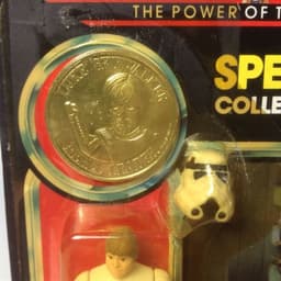 Vintage Kenner Star Wars Figure SOC - Last 17 POTF Luke Stormtrooper & Coin