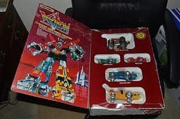 Vintage Matchbox Giant Lion Force Voltron Transformer Robot Boxed  1984 Japan