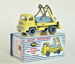Vintage Original Dinky Toys Marrel Multi Bucket Unit Skip Truck No 966 VGC Boxed