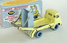 Vintage Original Dinky Toys Marrel Multi Bucket Unit Skip Truck No 966 VGC Boxed