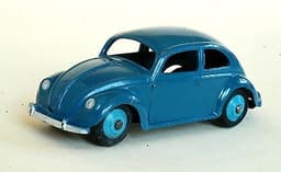 Vintage Original Dinky Toys VW Volkswagen Beetle Saloon Car No 181 VGC Dark Blue