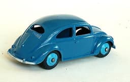 Vintage Original Dinky Toys VW Volkswagen Beetle Saloon Car No 181 VGC Dark Blue