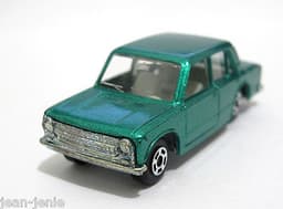Vintage POLISTIL Fiat 124 Diecast Car Model Italy RJ14 1970\'s Club 33 Politoys