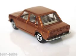 Vintage POLISTIL Fiat 128 Diecast Car Model Italy RJ12 1970\'s Club 33 Politoys