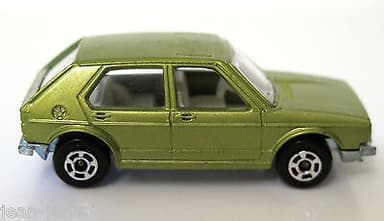 Vintage POLISTIL Volkswagen VW Golf Diecast Car Model Italy RJ51 1970\'s Politoys