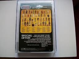 VINTAGE STAR WARS CARDED BOBA FETT AFA 90 LIGHT BLUE/UNPAINTED KNEE PALITOY 45-C