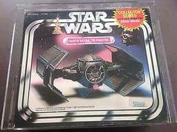 VINTAGE STAR WARS DARTH VADER TIE FIGHTER AFA 80 STAR WARS TIE FIGHTER AFA 80