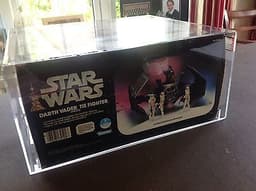 VINTAGE STAR WARS DARTH VADER TIE FIGHTER AFA 80 STAR WARS TIE FIGHTER AFA 80