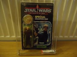 Vintage Star Wars Figure : Power of The Force Luke Skywalker 1985 - BOXED unpunc