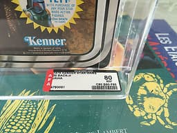 Vintage Star Wars KENNER 1978 AFA 80 JAWA 20 BACK UNPUNCHED MOC CLEAR BUBBLE