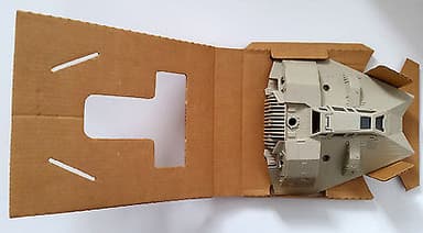 VINTAGE STAR WARS KENNER Snowspeeder blue box unused contents MIB