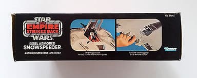 VINTAGE STAR WARS KENNER Snowspeeder blue box unused contents MIB