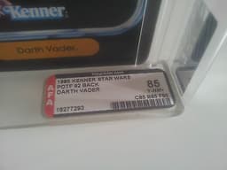 Vintage Star Wars POTF Darth Vader MOC AFA 85