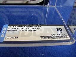 VINTAGE STAR WARS TIE FIGHTER AFA 80 VERY RARE Star Wars 1979 kenner AFA80