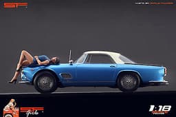 1/18 Girl Lying VERY RARE !! figure for1:18 CMC Autoart Ferrari Mercedes