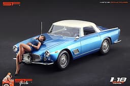 1/18 Girl Lying VERY RARE !! figure for1:18 CMC Autoart Ferrari Mercedes
