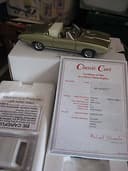1968 DIECAST PONTIAC GTO CONVERTIBLE .BY DANBURY MINT .COMES WITH CERTIFICATE