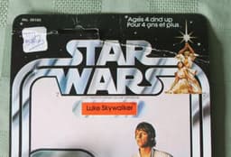1977 STAR WARS Luke Skywalker Kenner MOC 3 Inch Figure