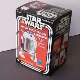 1977 vintage "STAR WARS R2-D2 AM Radio" MIB NEVER REMOVED ~ EXCELLENT cond. RARE