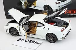 BBR 1:18 scale Ferrari F430 Challenge Coupe -Avus White/black BBS wheels (RARE)